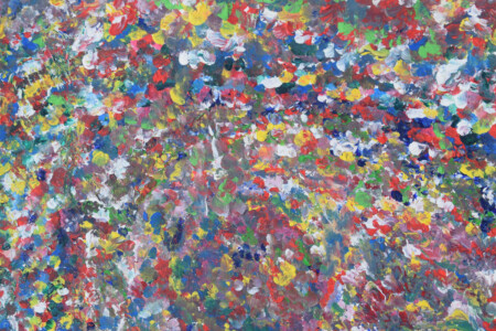 champ de fleur de l'atelier ados atelier d'art esquisse Rambouillet