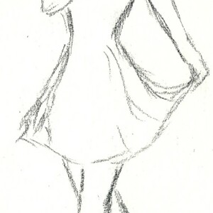 Atelier d'art esquisse de Rambouillet lycéens- travail autour de la Danse27