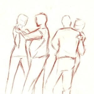 Atelier d'art esquisse de Rambouillet lycéens- travail autour de la Danse23