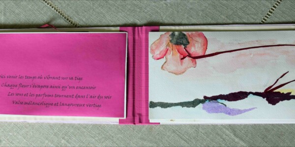 Atelier d'art esquisse de Rambouillet-livre d'artiste-B