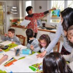 stage enfants avec l'atelier d'art esquisse de Rambouillet peinture dessin-4