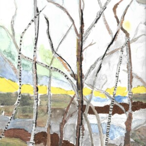 telier d'art esquisse adulte de Rambouillet -travaux sur la forêt 2017-16