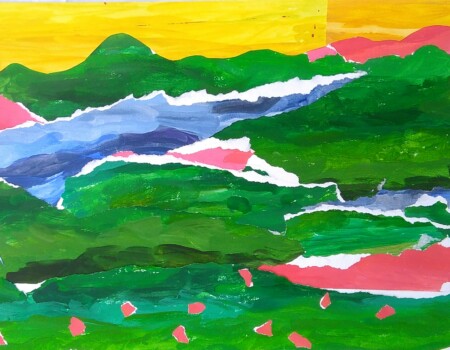 Peinture du cours de dessin de l'Atelier d'art esquisse