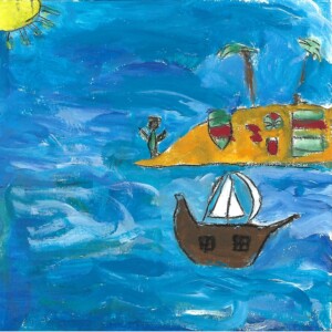Travaux de l'atelier des enfants - atelier d'art esquisse 2018-19