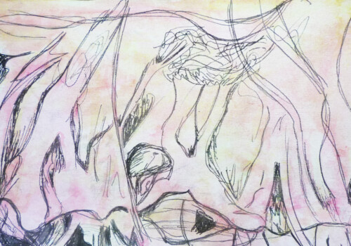 Travaux de l'atelier d'art esquisse de Rambouillet autour de Rêverie de Debussy