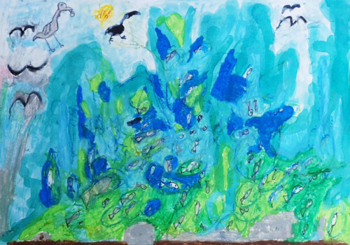 création de l'atelier d'art collège 2020-2021de l'atelier d'art esquisse de Rambouillet