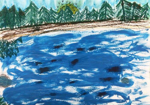 création de l'atelier d'art collège 2020-2021de l'atelier d'art esquisse de Rambouillet