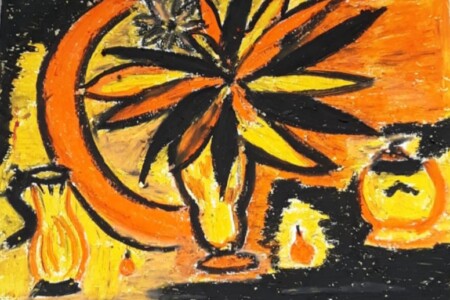 Travail sur la couleur par les jeunes et adultes de l'atelier d'art esquisse