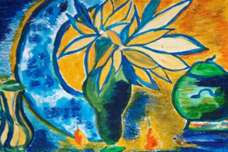 Travail sur la couleur par les jeunes et adultes de l'atelier d'art esquisse