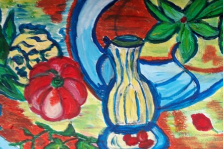 Travail sur la couleur par les jeunes et adultes de l'atelier d'art esquisse