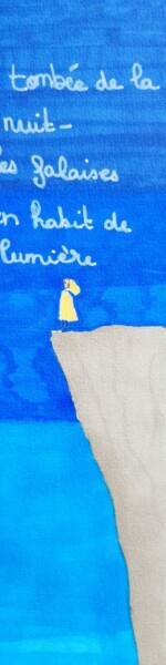 Marques pages réalisés par l'atelier ados à partir des haïkus du recueil Falaises d'Aval de Michel Duflo et Véronique Arnault