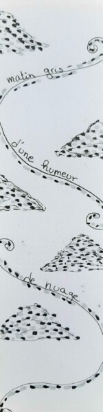 Marques pages réalisés par l'atelier ados à partir des haïkus du recueil Falaises d'Aval de Michel Duflo et Véronique Arnault
