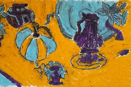Travail sur la couleur par les jeunes et adultes de l'atelier d'art esquisse