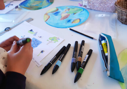 Atelier d'art esquisse 2022 de Rambouillet