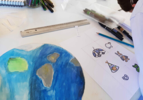 Atelier d'art esquisse 2022 de Rambouillet