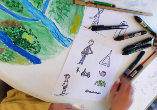 Atelier d'art esquisse 2022 de Rambouillet