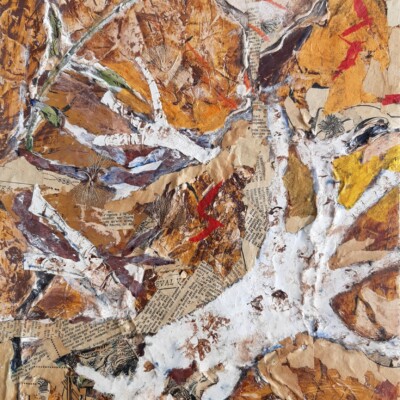 Collage réalisé par l'atelier d'art esquisse de Rambouillet. Cours d'art, cours de dessin, cours de peinture 2021- 2022