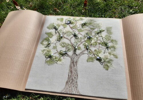 Arbre jeu conçu par l'atelier adulte de l'atelier d'art esquisse de Rambouillet